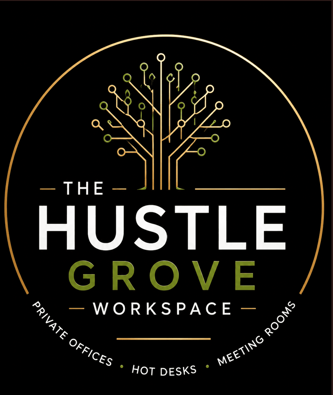 The Hustle Grove Workspace logo
